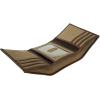 Lucky Brand Men’s Trifold Wallet Id Window Card Slots Leather Organization Durable Stylish(Canvas/Leather – Khaki)