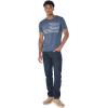 Lucky Brand Men’s USA Flag Tee(American Navy)