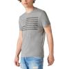Lucky Brand Men’s USA Flag Tee(Grey)