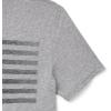 Lucky Brand Men’s USA Flag Tee(Grey)