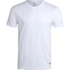 Lucky Brand Men’s Undershirt – 3 Pack Basic Short Sleeve T-Shirts – Cotton Crewneck and V-Neck Undershirts for Men (S-XL)(All White- Crew)