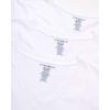 Lucky Brand Men’s Undershirt – 3 Pack Slim Fit Short Sleeve Mens T-Shirts (S-XL)(V White)
