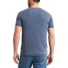 Lucky Brand Mens Venice Burnout Notch Neck Tee Shirt(American Navy)
