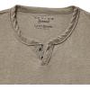 Lucky Brand Mens Venice Burnout Notch Neck Tee Shirt(Dark Olive)