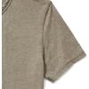 Lucky Brand Mens Venice Burnout Notch Neck Tee Shirt(Dark Olive)