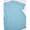 Lucky Brand Mens Venice Burnout Notch Neck Tee Shirt(Delphinium Blue)