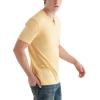 Lucky Brand Mens Venice Burnout Notch Neck Tee Shirt(Jojoba)