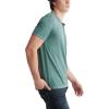 Lucky Brand Mens Venice Burnout Notch Neck Tee Shirt(June Bug)