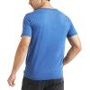 Lucky Brand Mens Venice Burnout Notch Neck Tee Shirt(Monaco Blue)