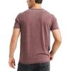 Lucky Brand Mens Venice Burnout Notch Neck Tee Shirt(Port Royale)