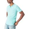 Lucky Brand Men’s Venice Burnout Notch(Blue Fish)