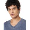 Lucky Brand Men’s Venice Burnout V Neck Tee(American Navy)