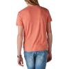 Lucky Brand Men’s Venice Burnout V Neck Tee(Burnt Ochre)