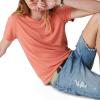 Lucky Brand Men’s Venice Burnout V Neck Tee(Burnt Ochre)
