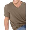 Lucky Brand Men’s Venice Burnout V Neck Tee(Dark Olive)