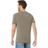 Lucky Brand Men’s Venice Burnout V Neck Tee(Dark Olive)