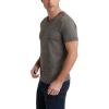 Lucky Brand Men’s Venice Burnout V Neck Tee(Jet Black)