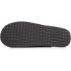 Lucky Brand Micro-Suede Scuff Indoor Slippers for Men with Plush Lining(Black)