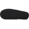 Lucky Brand Micro-Suede Scuff Indoor Slippers for Men with Plush Lining(Black Flap)