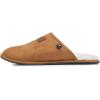 Lucky Brand Micro-Suede Scuff Indoor Slippers for Men with Plush Lining(Tan)