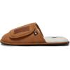Lucky Brand Micro-Suede Scuff Indoor Slippers for Men with Plush Lining(Tan Flap)