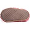 Lucky Brand Toddler Girls Sherpa Bedroom Slippers, Non Slip A-line House Shoes, Little Kids Comfy Indoor Slipper, Sizes 5-10(Pink)