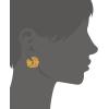 Lucky Brand Trendy Filigree Pattern Textured Surface Hoop Earrings