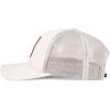 Lucky Brand Trucker Hat | Snapback | Adjustable | Mesh Back | Baseball Cap | Golf | Fishing | American Heritage(Clover Patch – Light Grey)