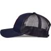 Lucky Brand Trucker Hat | Snapback | Adjustable | Mesh Back | Baseball Cap | Golf | Fishing | American Heritage(Clover Patch – Navy)