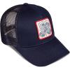 Lucky Brand Trucker Hat | Snapback | Adjustable | Mesh Back | Baseball Cap | Golf | Fishing | American Heritage(Clover Patch – Navy)