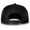 Lucky Brand Trucker Hat | Snapback | Adjustable | Mesh Back | Retro | Baseball Cap | Golf | Fishing | American Heritage(3d Embroidered Clover – Black)
