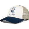 Lucky Brand Trucker Hat | Snapback | Adjustable | Mesh Back | Retro | Baseball Cap | Golf | Fishing | American Heritage(Burger Joint – Navy)