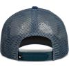 Lucky Brand Trucker Hat | Snapback | Adjustable | Mesh Back | Retro | Baseball Cap | Golf | Fishing | American Heritage(Collegiate – Blue)