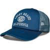 Lucky Brand Trucker Hat | Snapback | Adjustable | Mesh Back | Retro | Baseball Cap | Golf | Fishing | American Heritage(Collegiate – Blue)