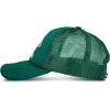 Lucky Brand Trucker Hat | Snapback | Adjustable | Mesh Back | Retro | Baseball Cap | Golf | Fishing | American Heritage(Collegiate – Green)