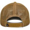 Lucky Brand Trucker Hat | Snapback | Adjustable | Mesh Back | Retro | Baseball Cap | Golf | Fishing | American Heritage(Embroidered Patch – Gold)