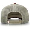 Lucky Brand Trucker Hat | Snapback | Adjustable | Mesh Back | Retro | Baseball Cap | Golf | Fishing | American Heritage(Lucky Rose – Red)
