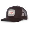 Lucky Brand Trucker Hat | Snapback | Adjustable | Mesh Back | Retro | Baseball Cap | Golf | Fishing | American Heritage(Rabbit Foot – Black)