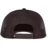 Lucky Brand Trucker Hat | Snapback | Adjustable | Mesh Back | Retro | Baseball Cap | Golf | Fishing | American Heritage(Rabbit Foot – Black)