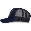 Lucky Brand Trucker Hat | Snapback | Adjustable | Mesh Back | Retro | Baseball Cap | Golf | Fishing | American Heritage(Vintage Trucker – Navy)