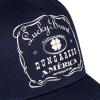 Lucky Brand Trucker Hat | Snapback | Adjustable | Mesh Back | Retro | Baseball Cap | Golf | Fishing | American Heritage(Vintage Trucker – Navy)