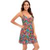 Lucky Brand Vibrant Dress, Casual, Beach Cover Ups for Women(Multicolor)