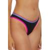 Lucky Brand Women’s Avila Hipster Bikini Bottom, Cheeky Coverage, Swimwear Separates(Black)