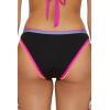 Lucky Brand Women’s Avila Hipster Bikini Bottom, Cheeky Coverage, Swimwear Separates(Black)