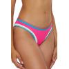 Lucky Brand Women’s Avila Hipster Bikini Bottom, Cheeky Coverage, Swimwear Separates(Candy Pink)