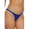 Lucky Brand Women’s Avila Hipster Bikini Bottom, Cheeky Coverage, Swimwear Separates(Navy)