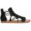 Lucky Brand Women’s Bartega Gladiator Sandal Flat(Black)