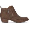 Lucky Brand Women’s Basel Ankle Bootie(Dark Stone Nubuck)