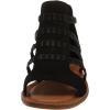 Lucky Brand Women’s Biretta Flat Sandal(Black)