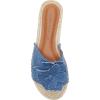 Lucky Brand Women’s Biricha Flat Sandal(Denim)